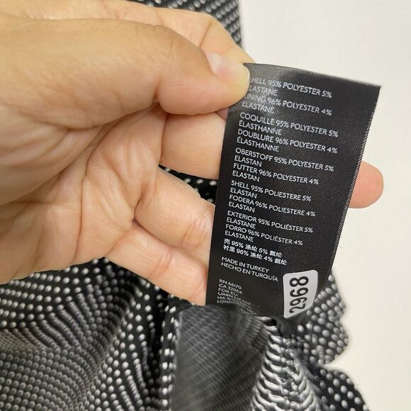 Free People Mini Dress XS Black Micro Dot Puff Sleeve Soft Goth Moody Romantic - Picture 9 of 12